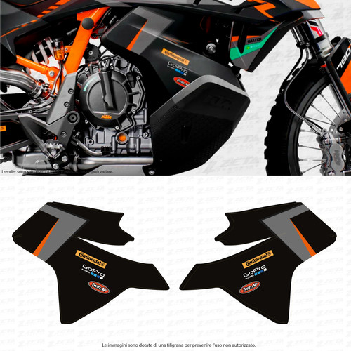 Set grafiche serbatoio - , basso