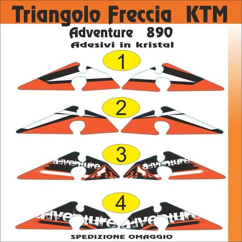 Adesivi per triangolo freccia - triangolo,